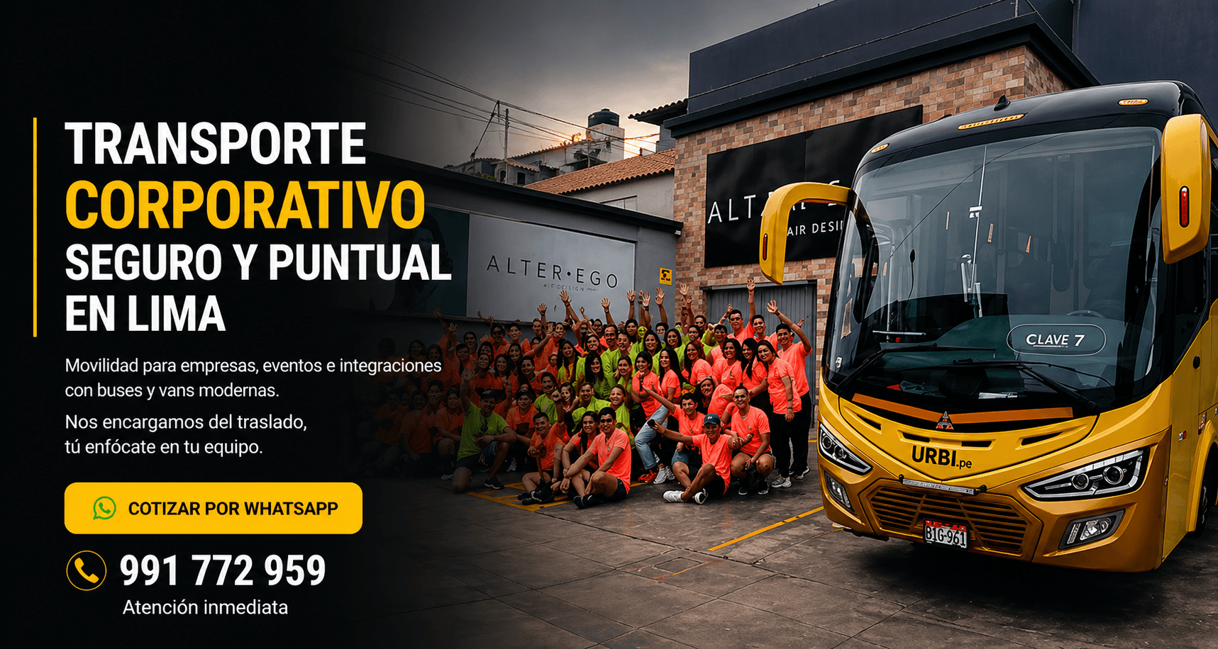 Servicio de transporte URBI